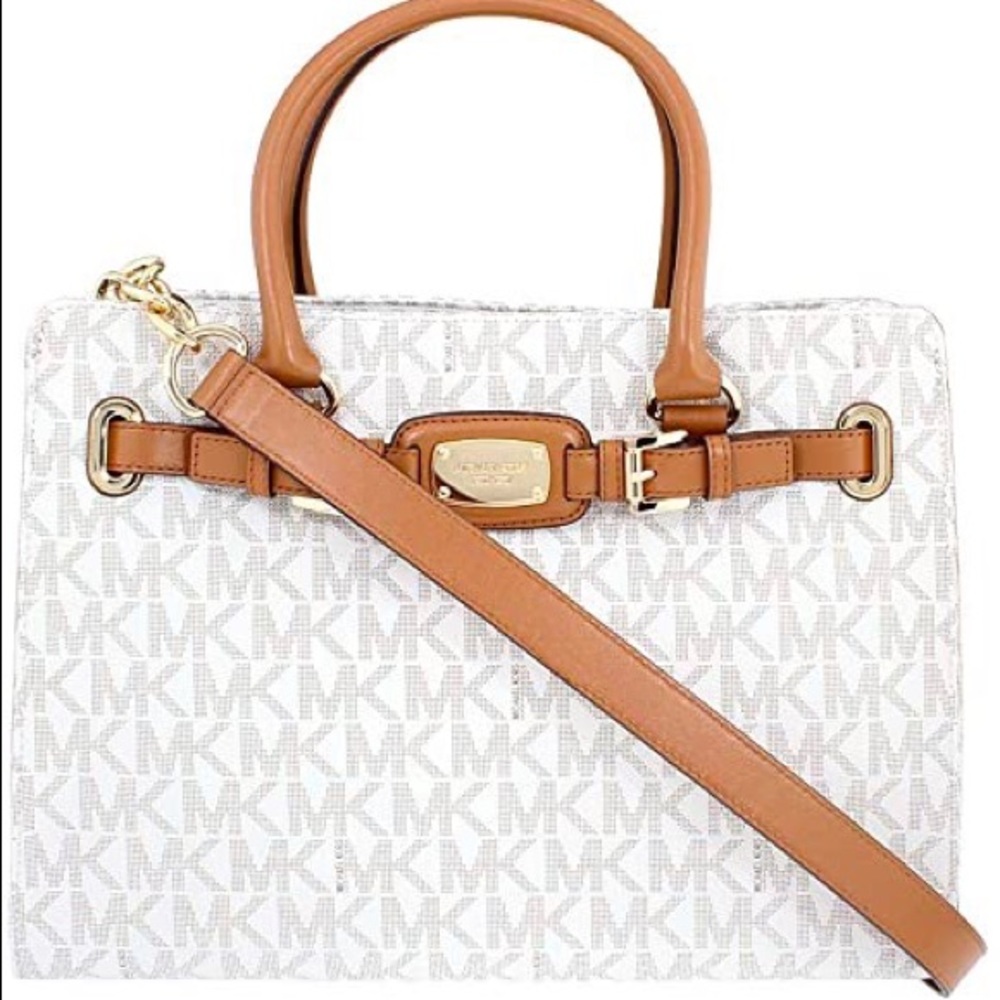 Michael Kors Hamilton Monogram Leather Purse